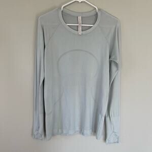 Lululemon Swiftly Tech Long Sleeve Shirt Light Blue (10)